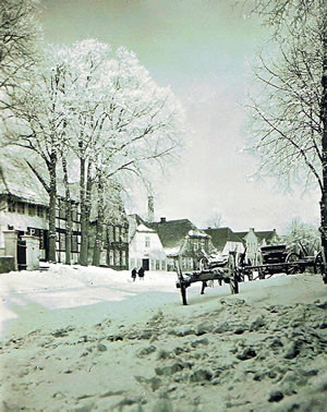 Breite Stra&szlig;e in'n Snee in de 1940er Johr. Foto: Wilbrandt