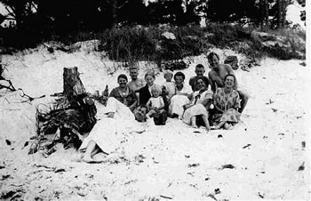 Welige Baadg&auml;st in de D&uuml;nen