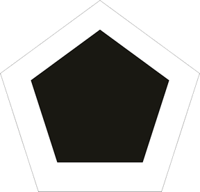 Schwartet Fiefeck op wittet Fiefeck. Digitaalbild na Malewitsch vun L. L&uuml;ske. Klick op to'n Vergr&ouml;ttern!