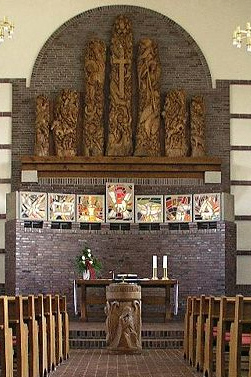 Altaar in St.Ansgar, Niem&uuml;nster