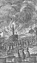 De Scheiterhaufen warrt anb&ouml;&ouml;t...