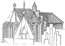 Holtsnitt vun't Klooster