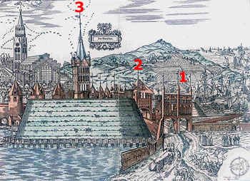 De dree Borgdore in't Meddelöller. Klick op to'n Vergröttern!