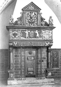 De geheemnisvulle Kamin. Klick op to'n Vergr&ouml;ttern!