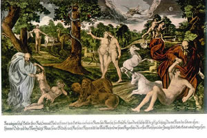 Adam un Eva. -- Klick op to'n Vergr&ouml;ttern!