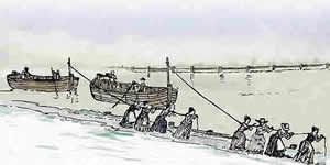 Treideln. - Klick op to'n Vergr&ouml;ttern!