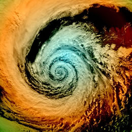 Zyklon (T) &ouml;ver Island